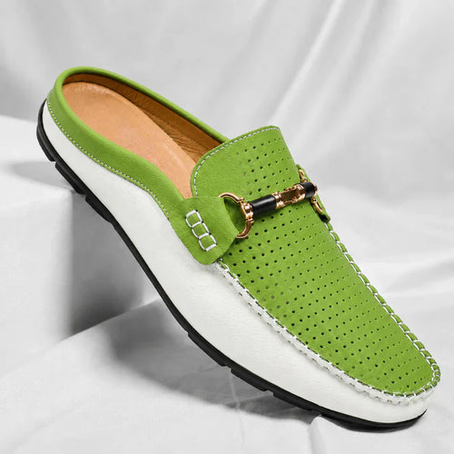 Ana&José™ | Mocasín Destalonado de Piel para Hombre - Transpirable