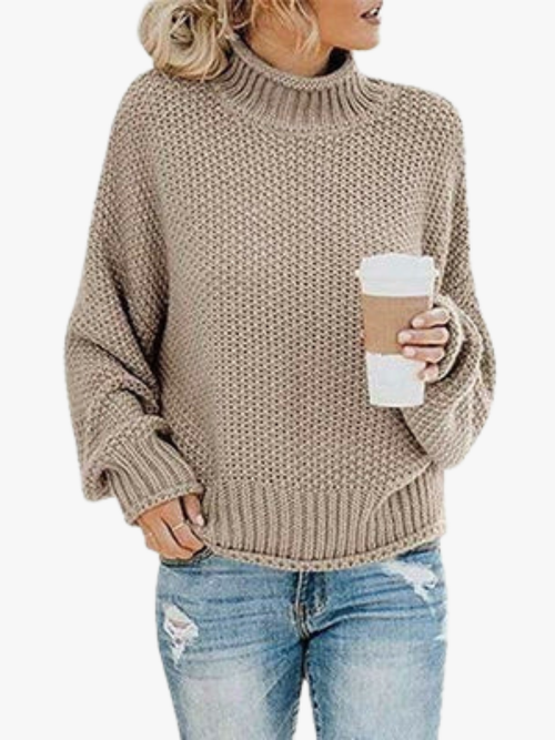 Ana&José | JERSEY DE CUELLO ALTO PARA MUJER