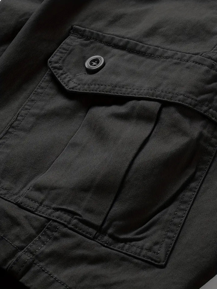 Mauro - Pantalones Cortos Elegantes con Múltiples Bolsillos