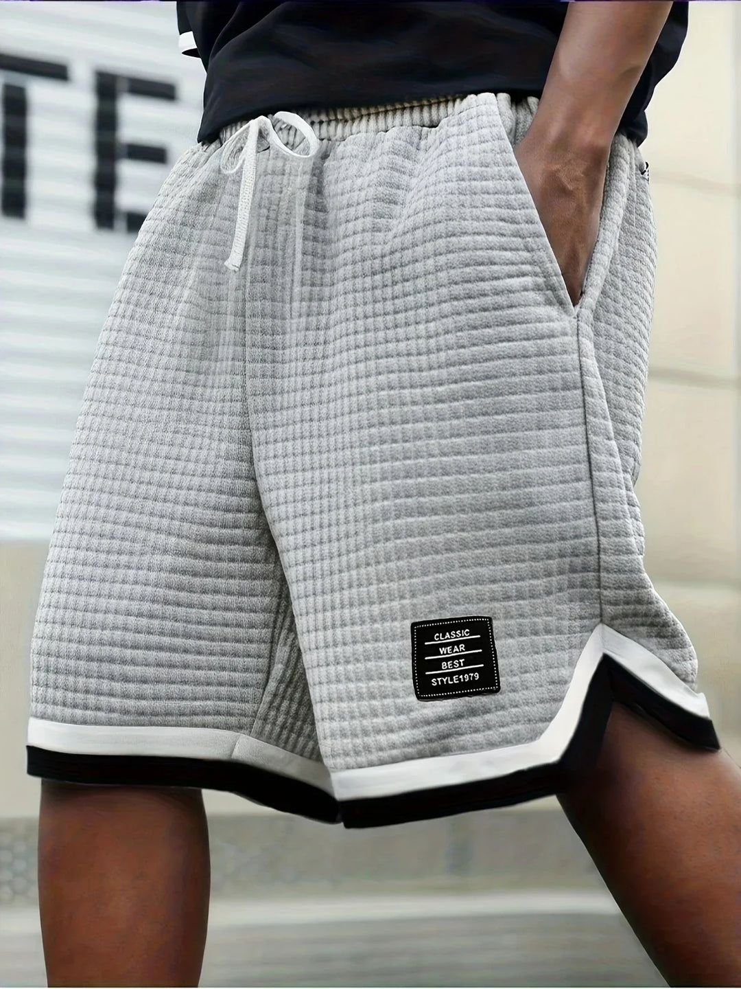 Nikifor - Pantalones Cortos Transpirables con Cuerda en la Cintura