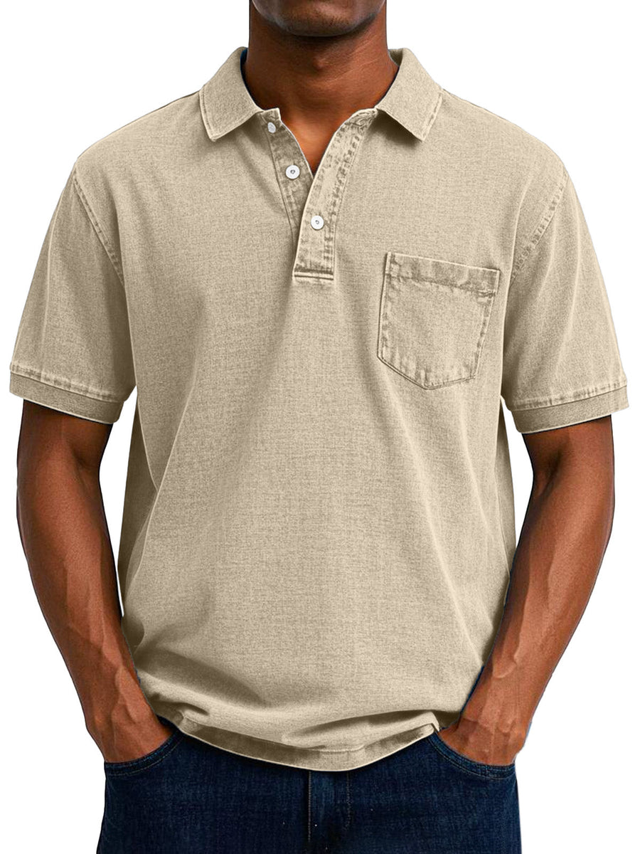 AnaJosé™ Polo Vintage Casual para Hombre