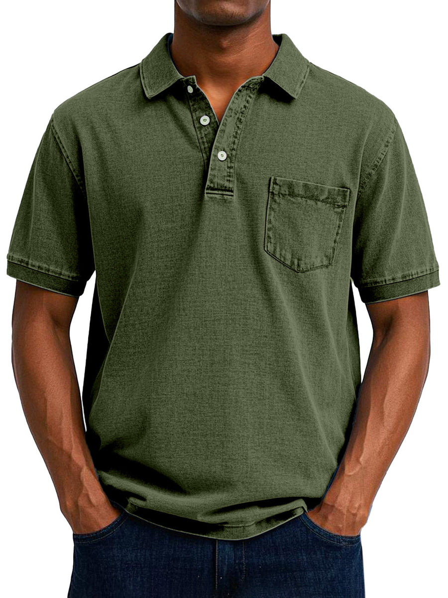 AnaJosé™ Polo Vintage Casual para Hombre