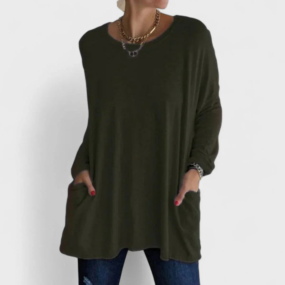 Oriana - Sudadera ligera de corte relajado
