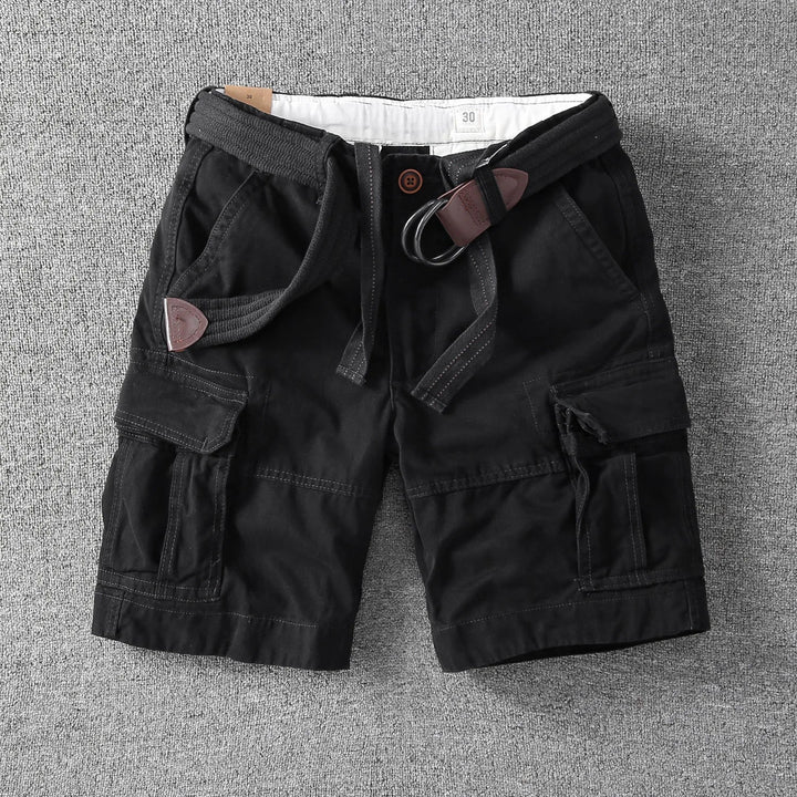 LAURENT MONACO | PANTALONES CORTOS CARGO PARA HOMBRES