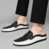 Ana&José™ | Mocasín Destalonado de Piel para Hombre - Transpirable