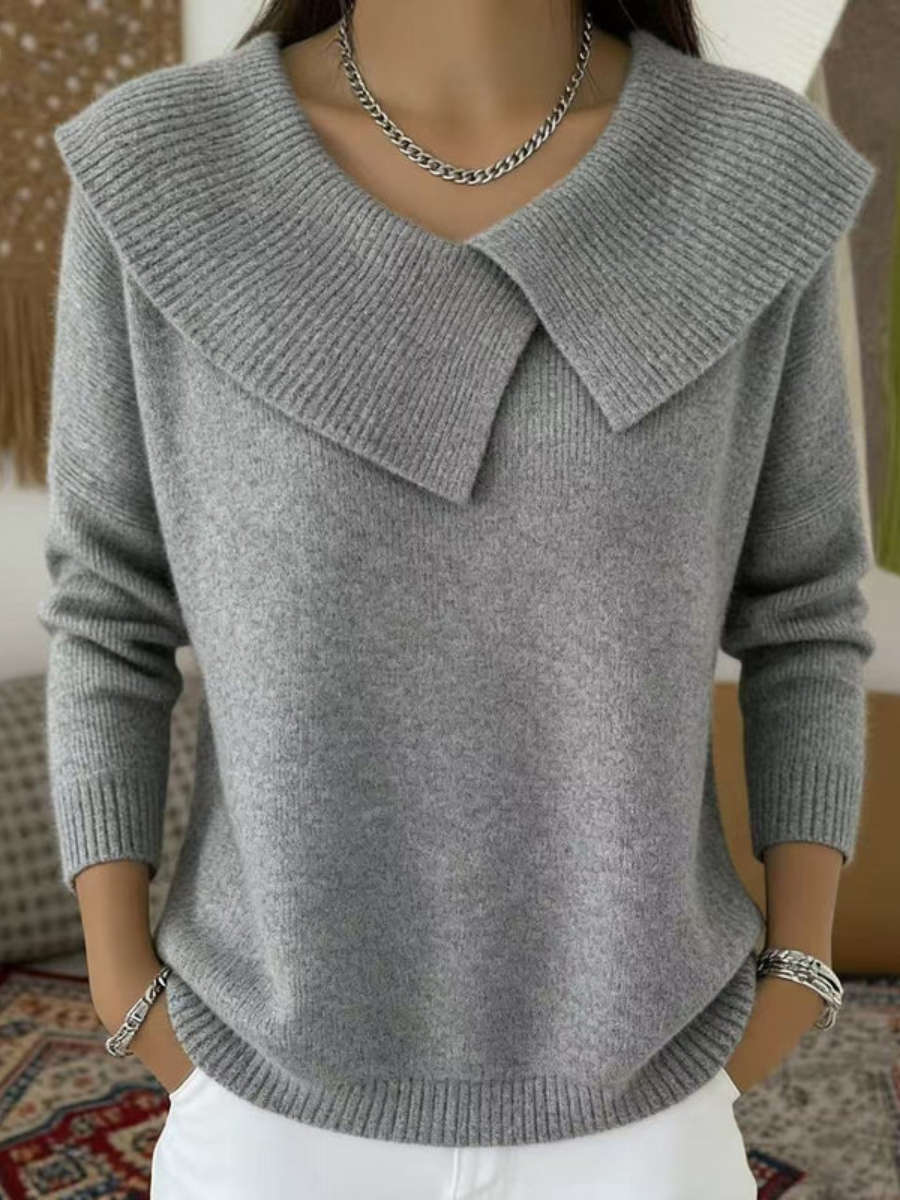 Ana&José | JERSEY DE CUELLO CLÁSICO PARA MUJER