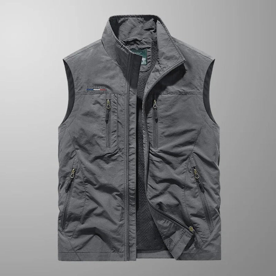 ALPINO – Chaleco Hombre Multibolsillo Outdoor