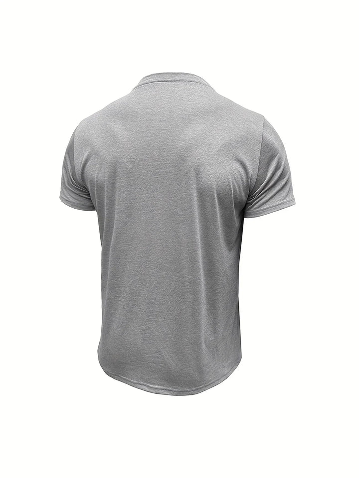 AnaJosé™ — Camiseta elegante de cuello redondo con bolsillo