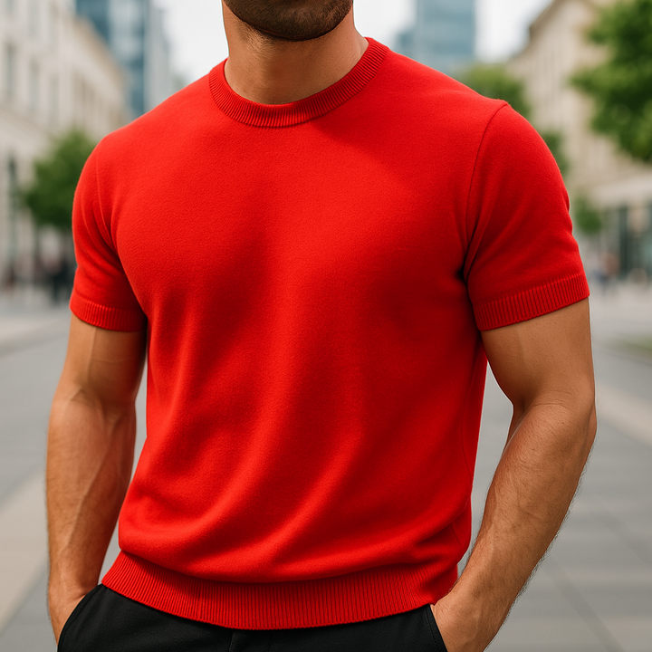 Pankov - Elegante Camiseta de Manga Corta
