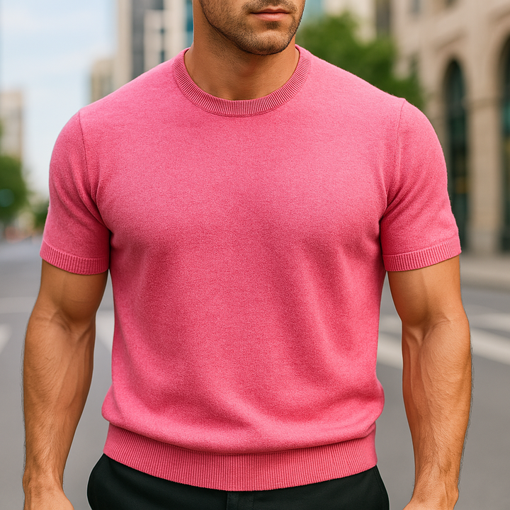 Pankov - Elegante Camiseta de Manga Corta