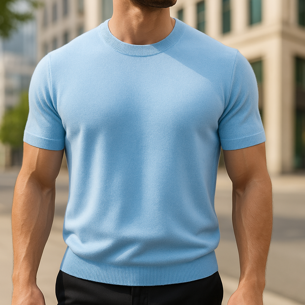Pankov - Elegante Camiseta de Manga Corta