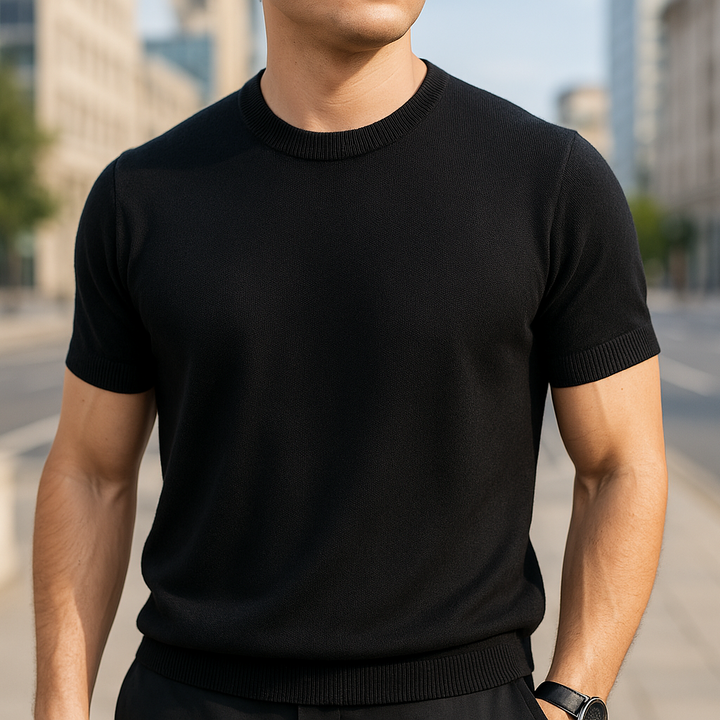 Pankov - Elegante Camiseta de Manga Corta
