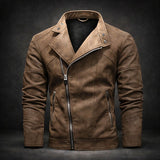 Jure - Chaqueta de Cuero con Cremallera