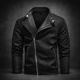 Jure - Chaqueta de Cuero con Cremallera