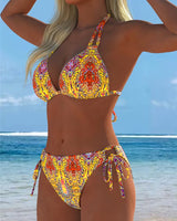 Ana&José | CONJUNTO DE TANKINI ESTAMPADO MULTICOLOR PARA MUJER