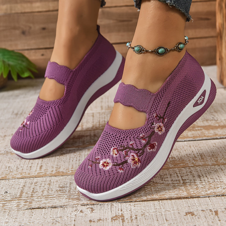 Ana&José | ZAPATILLAS BORDADAS FLORALES PARA MUJER