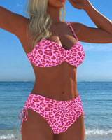 Ana&José | CONJUNTO TANKINI CON ESTAMPADO DE LEOPARDO PARA MUJER