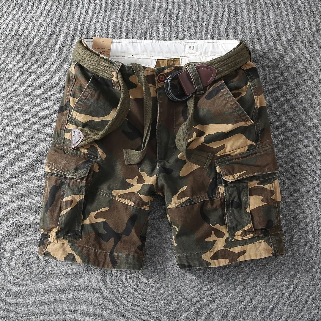 LAURENT MONACO | PANTALONES CORTOS CARGO PARA HOMBRES