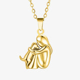 Elin - Collar con colgante en forma de perro