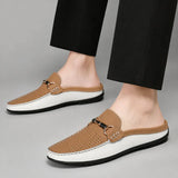 Ana&José™ | Mocasín Destalonado de Piel para Hombre - Transpirable