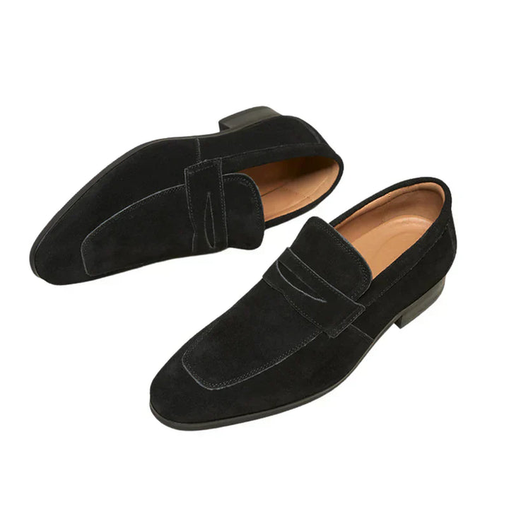Lenoir™ | Mocasines de ante con hebilla