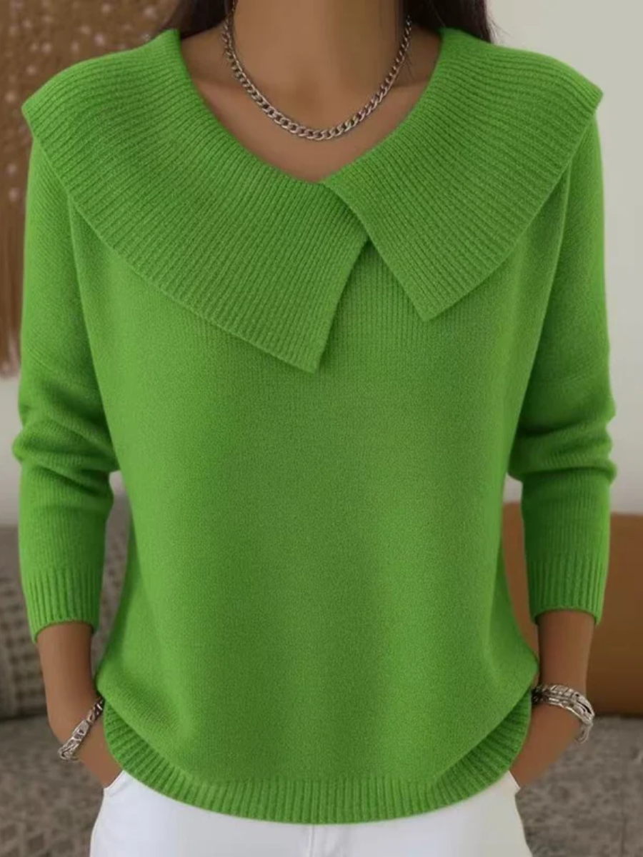 Ana&José | JERSEY DE CUELLO CLÁSICO PARA MUJER