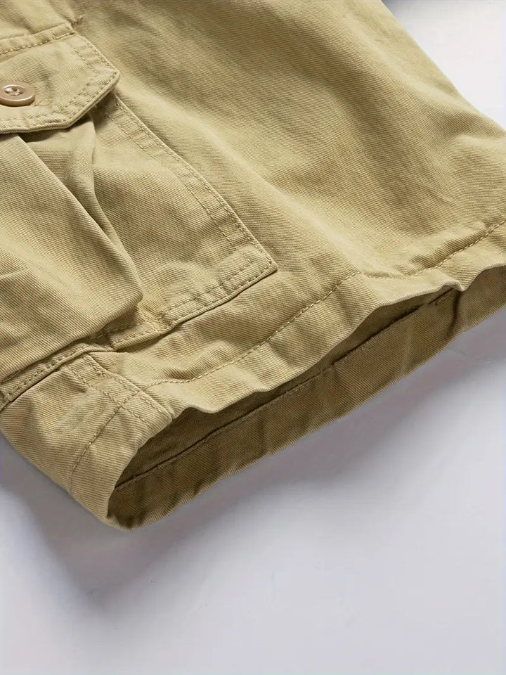 Mauro - Pantalones Cortos Elegantes con Múltiples Bolsillos