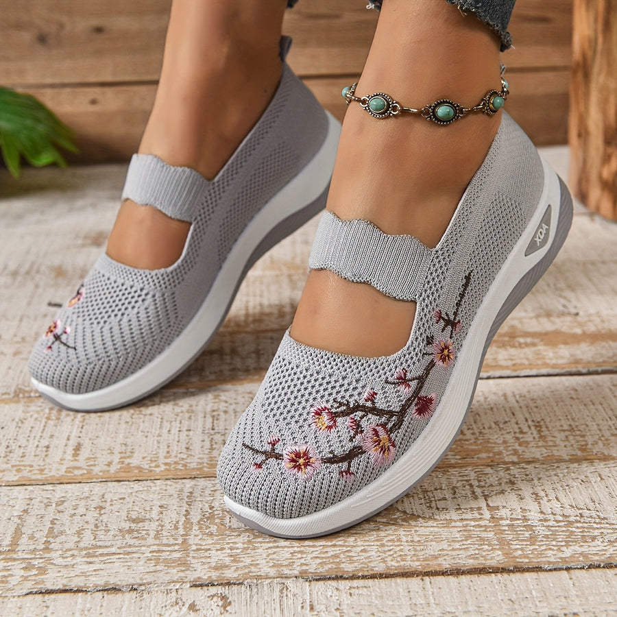 Ana&José | ZAPATILLAS BORDADAS FLORALES PARA MUJER