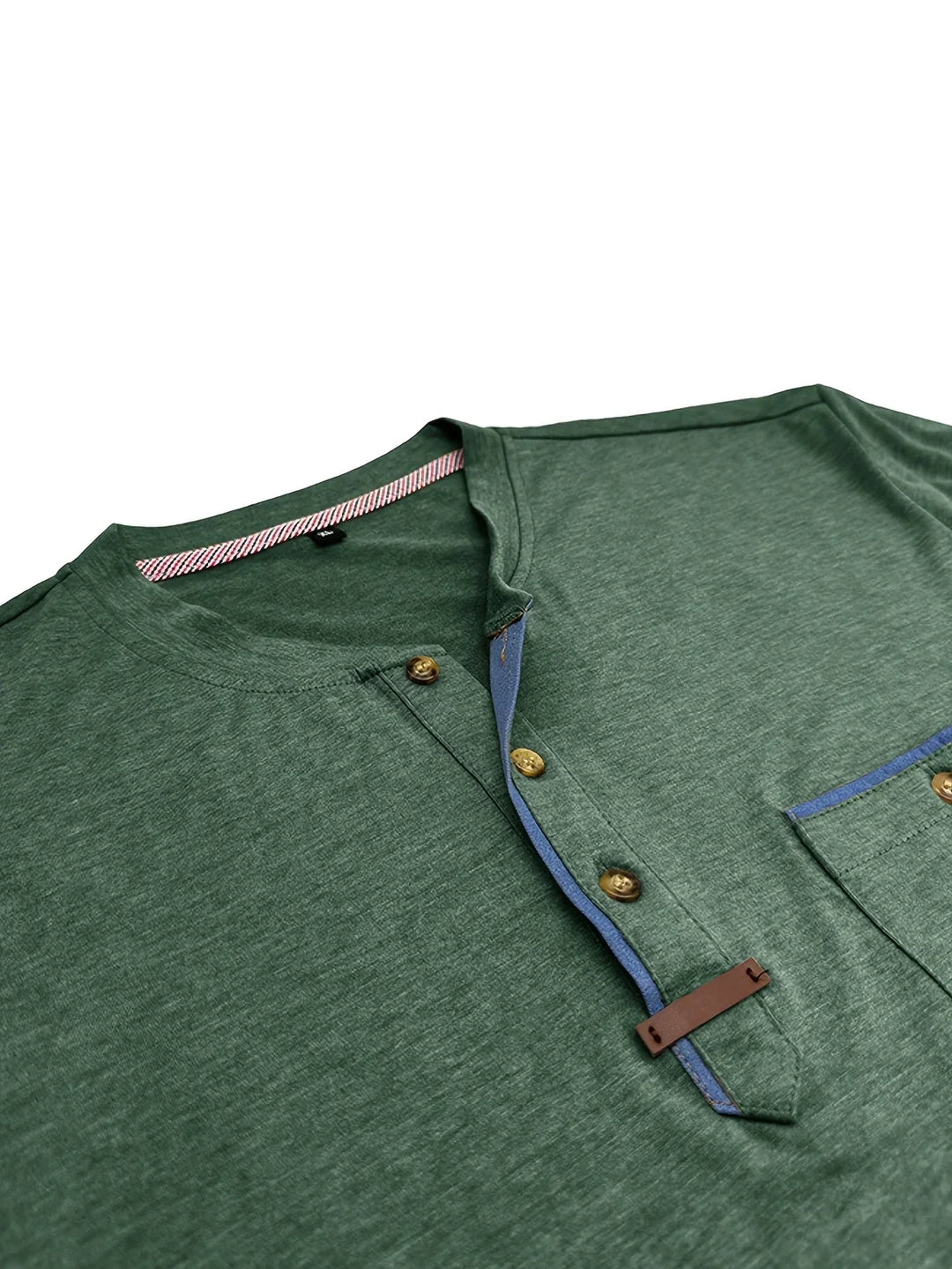 AnaJosé™ — Camiseta elegante de cuello redondo con bolsillo