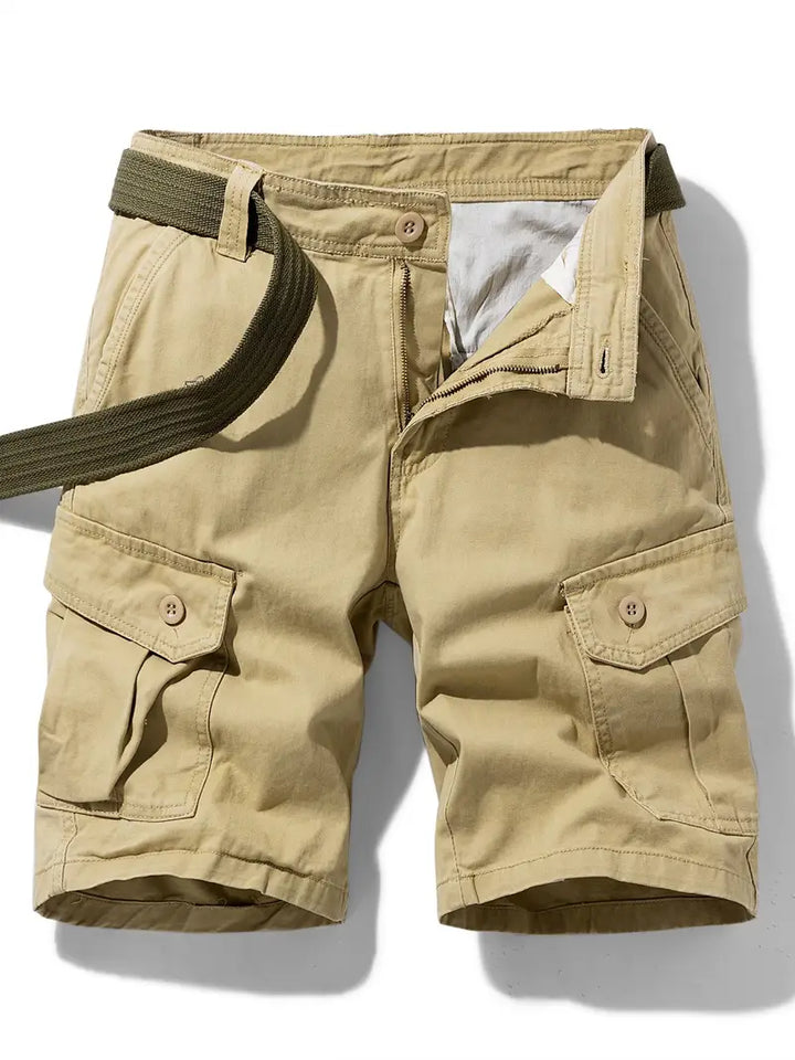 Mauro - Pantalones Cortos Elegantes con Múltiples Bolsillos
