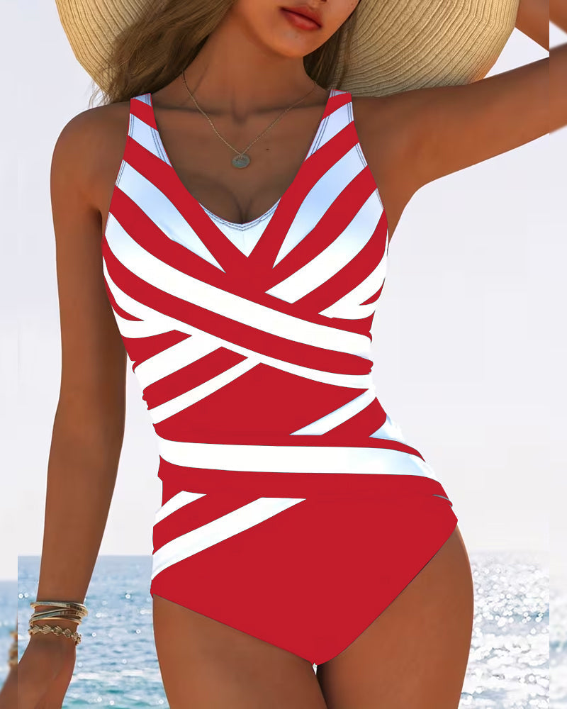 Ana&José | CONJUNTO DE TANKINI ESTAMPADO PARA MUJER
