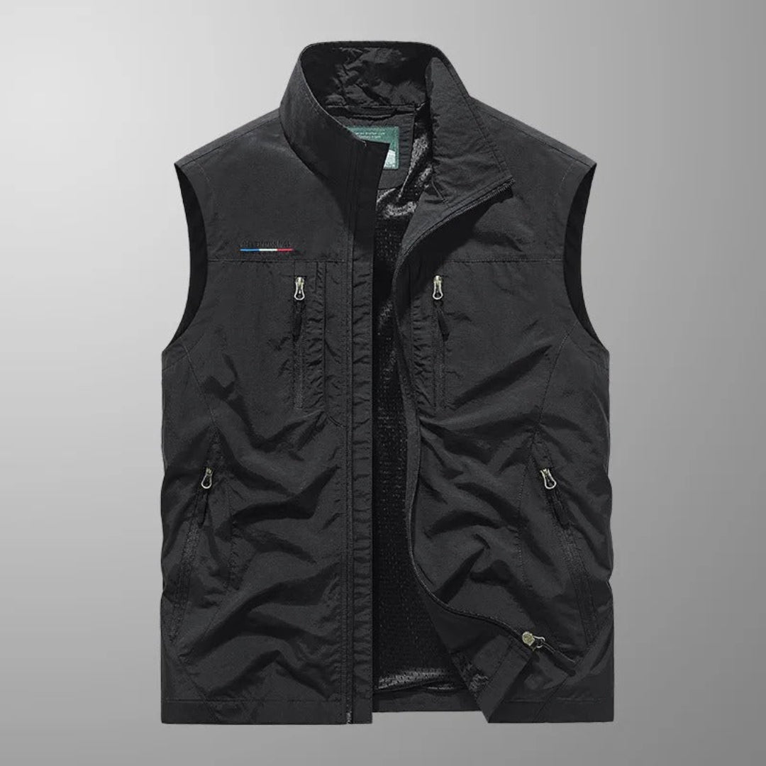 ALPINO – Chaleco Hombre Multibolsillo Outdoor