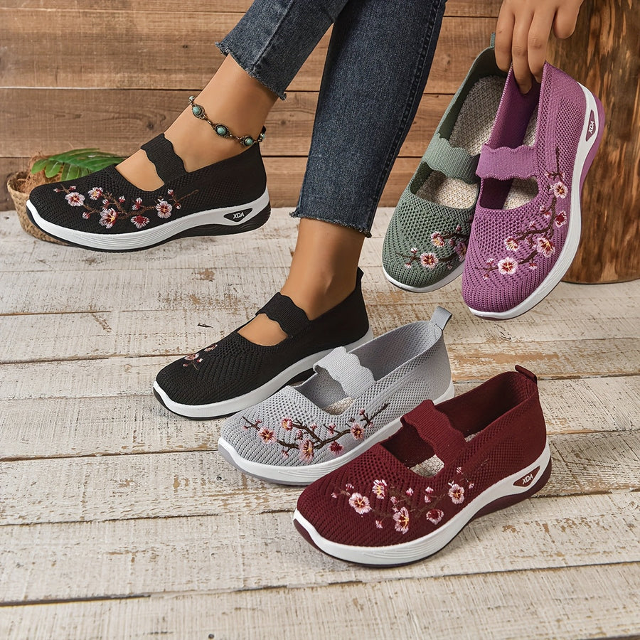 Ana&José | ZAPATILLAS BORDADAS FLORALES PARA MUJER