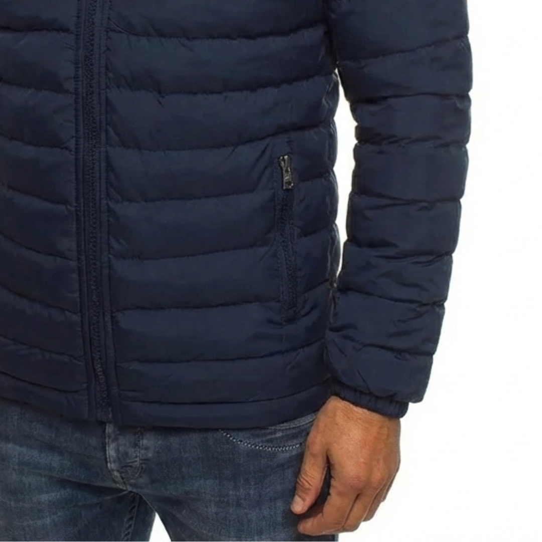 LAURENT MONACO | CHAQUETA PUFFER QUILTADA ESTILO URBANO PARA HOMBRES