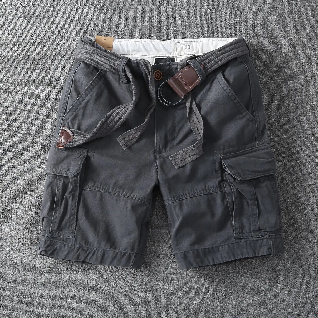 LAURENT MONACO | PANTALONES CORTOS CARGO PARA HOMBRES
