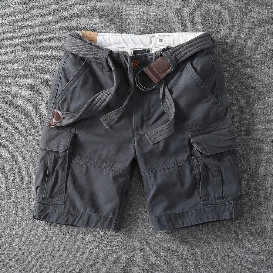 LAURENT MONACO | PANTALONES CORTOS CARGO PARA HOMBRES
