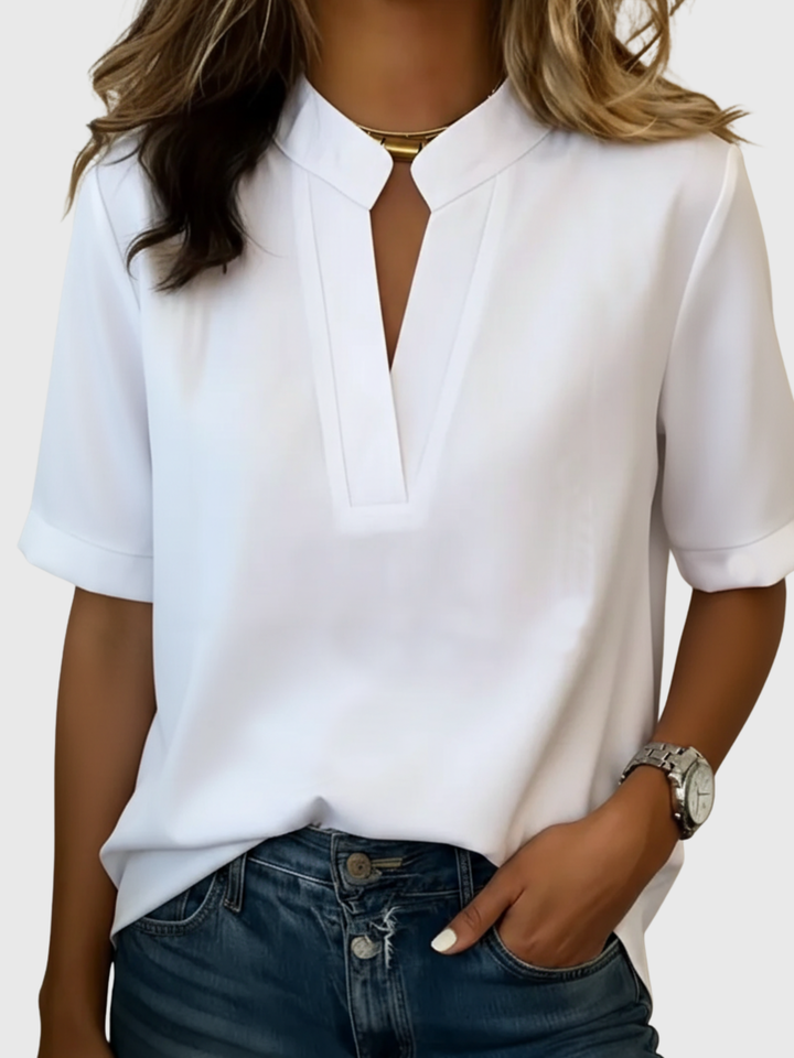 Loise | Blusa Elegante con Cuello Refinado