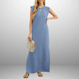 Inma | Vestido largo fluido antiarrugas