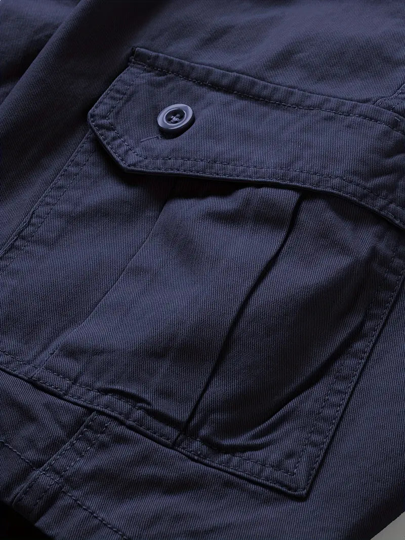 Mauro - Pantalones Cortos Elegantes con Múltiples Bolsillos
