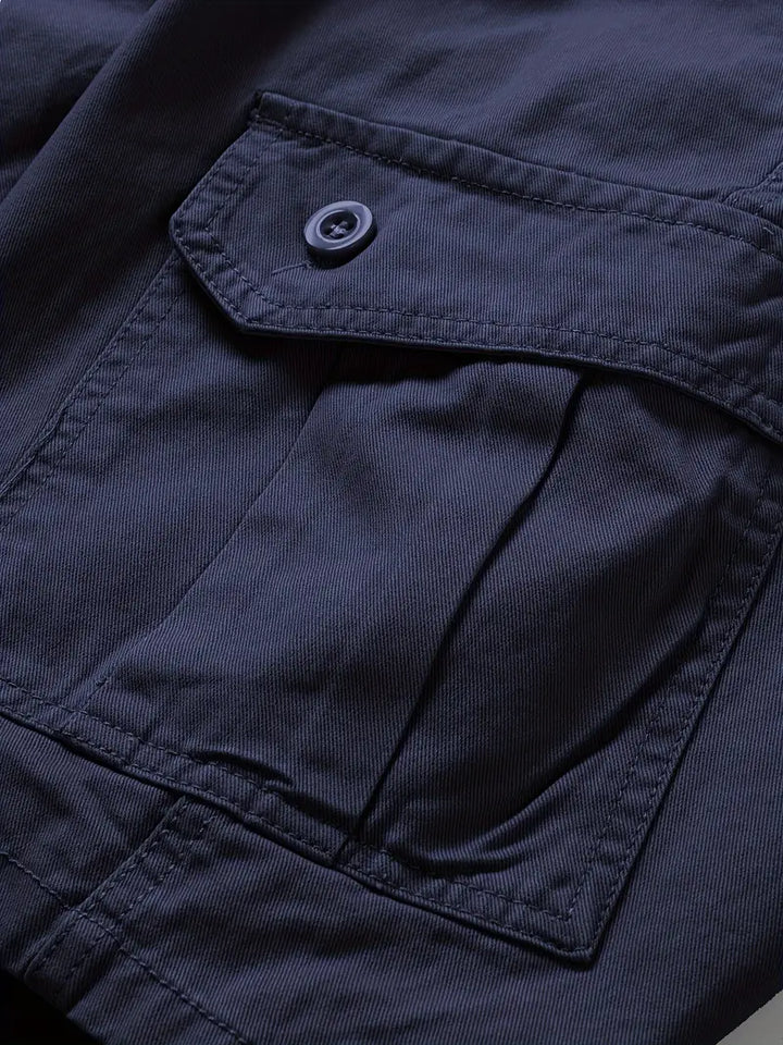 Mauro - Pantalones Cortos Elegantes con Múltiples Bolsillos