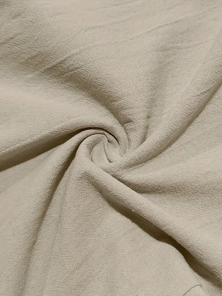 NICHOLS | PANTALONES LARGOS DE LINO CON CORDÓN