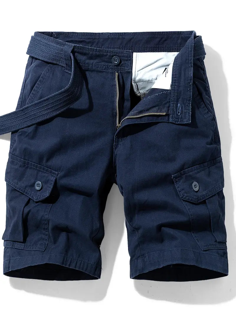 Mauro - Pantalones Cortos Elegantes con Múltiples Bolsillos