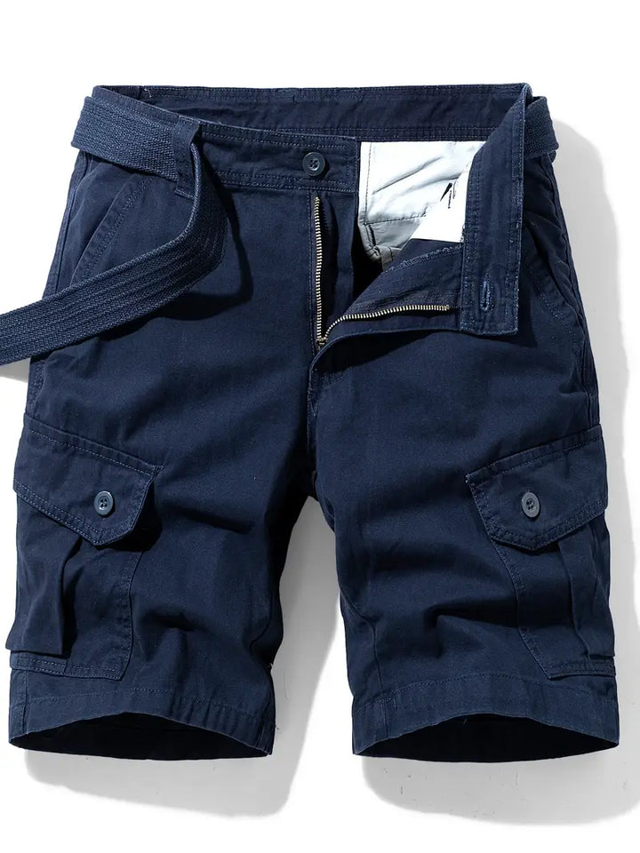 Mauro - Pantalones Cortos Elegantes con Múltiples Bolsillos
