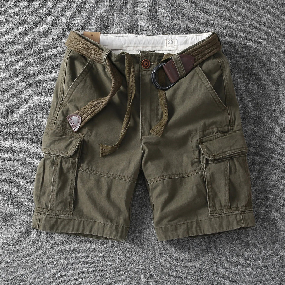 LAURENT MONACO | PANTALONES CORTOS CARGO PARA HOMBRES