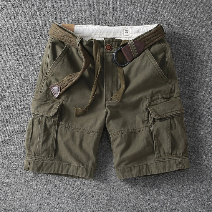 LAURENT MONACO | PANTALONES CORTOS CARGO PARA HOMBRES