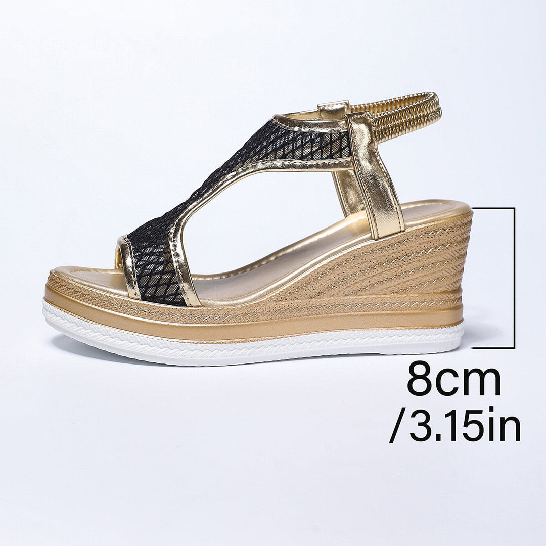 Cristina™ | Sandalias ortopédicas elegantes con cuña