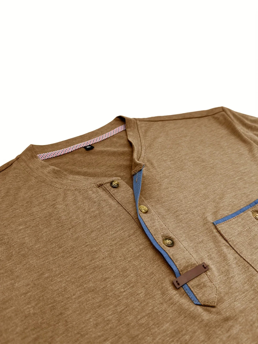AnaJosé™ — Camiseta elegante de cuello redondo con bolsillo