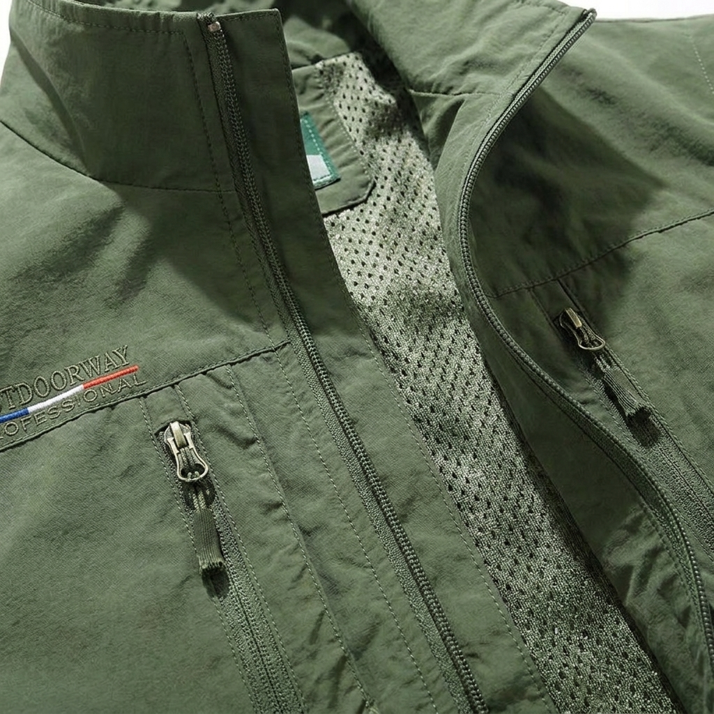 ALPINO – Chaleco Hombre Multibolsillo Outdoor