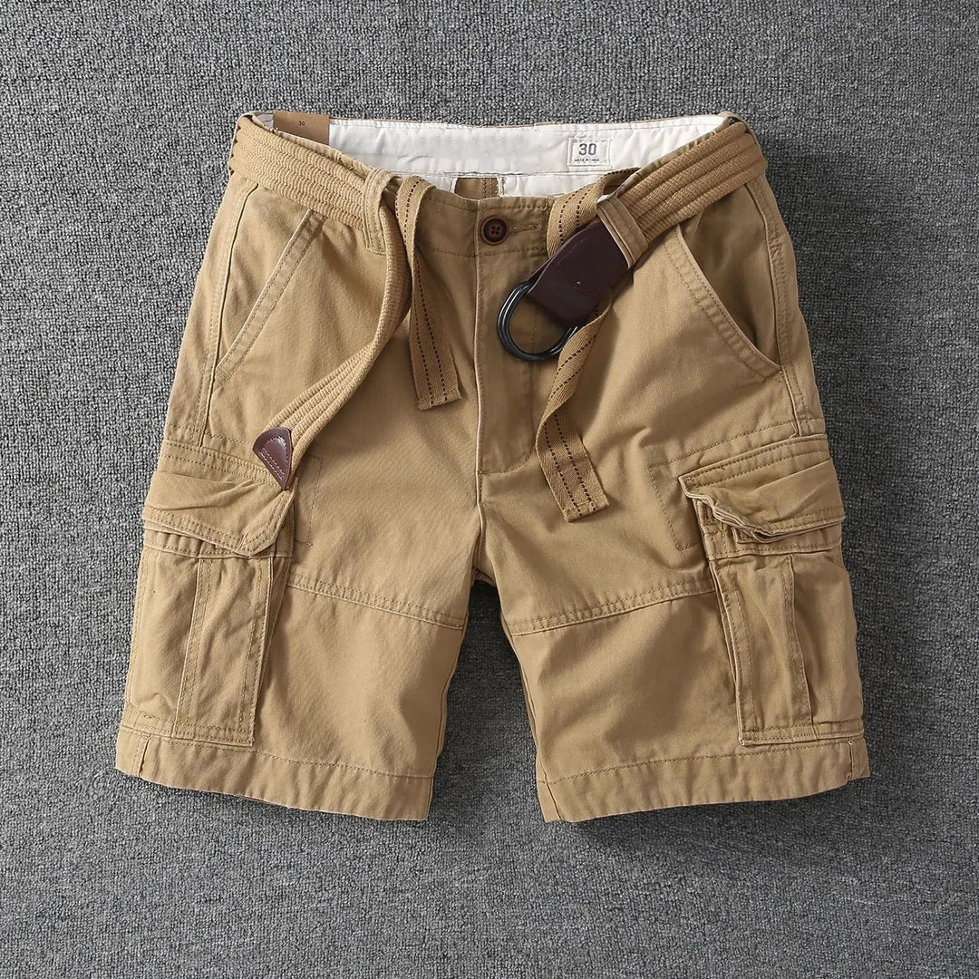LAURENT MONACO | PANTALONES CORTOS CARGO PARA HOMBRES
