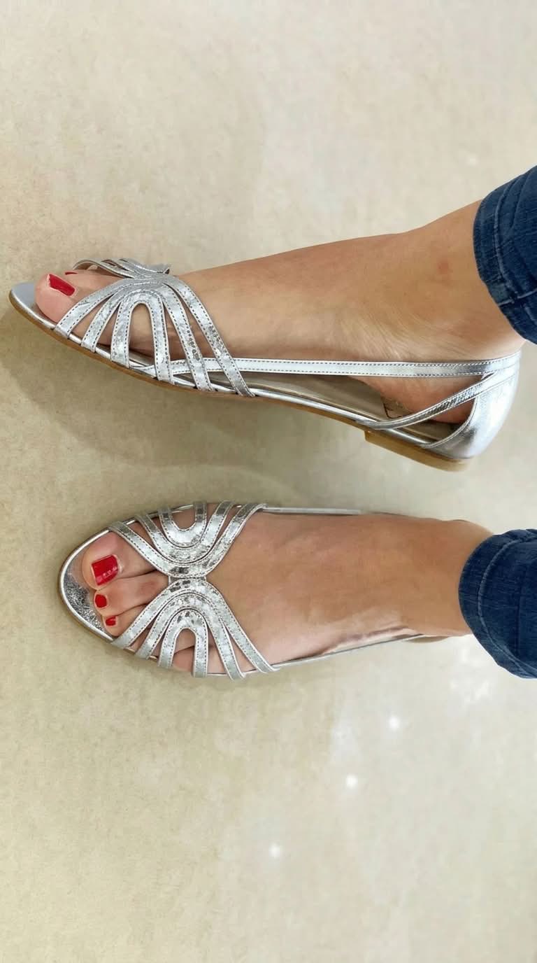 Ana&José™ | Sandalias Doradas Luz de Verano